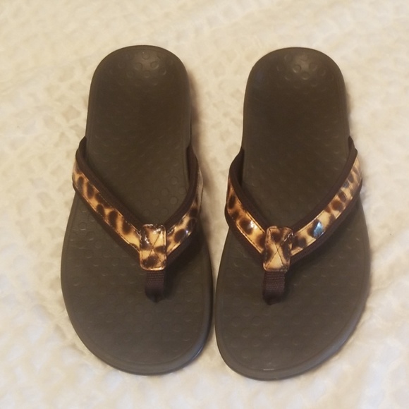 snake print flip flops